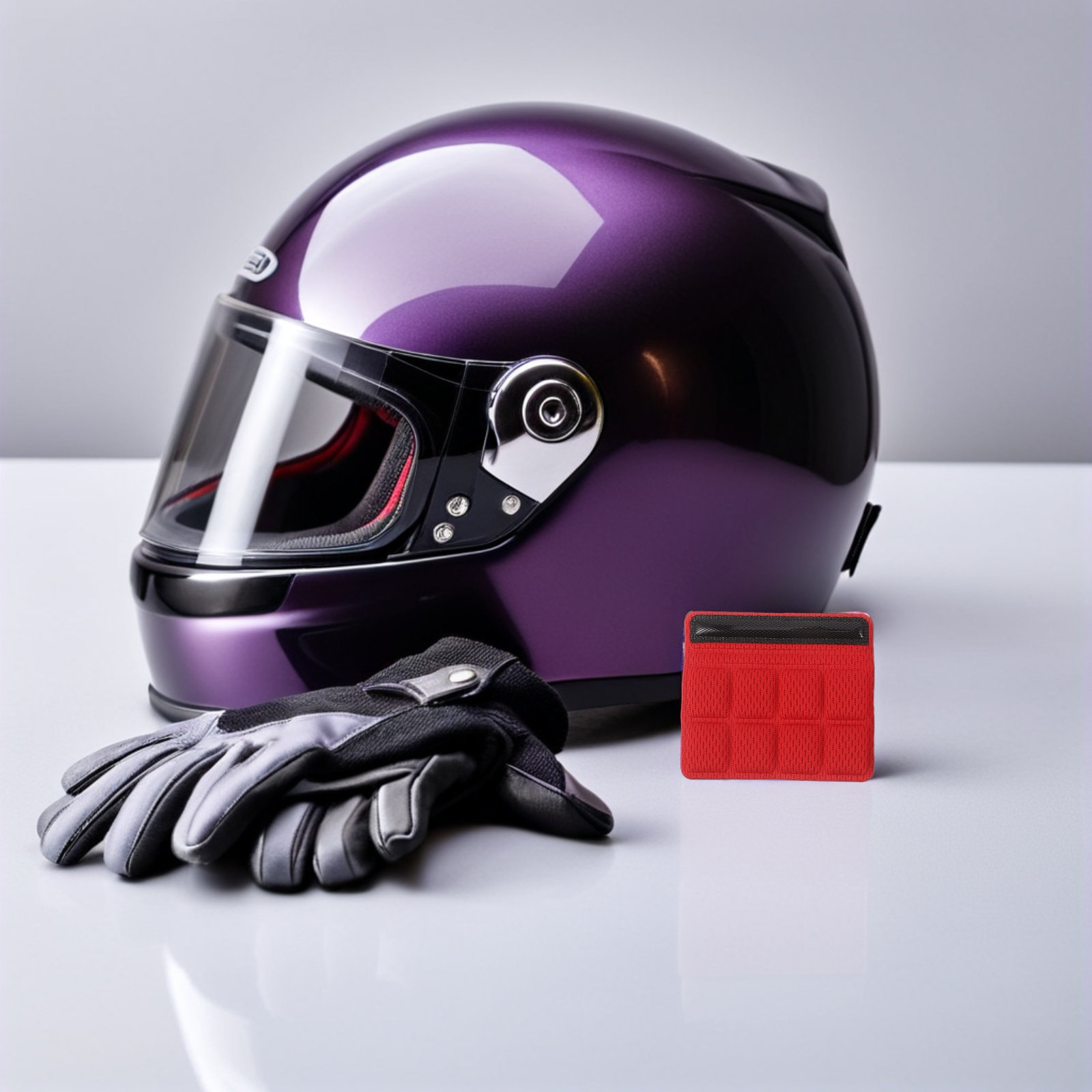 Cycling Loop - 2Pcs Chin Pad with Hook Loop