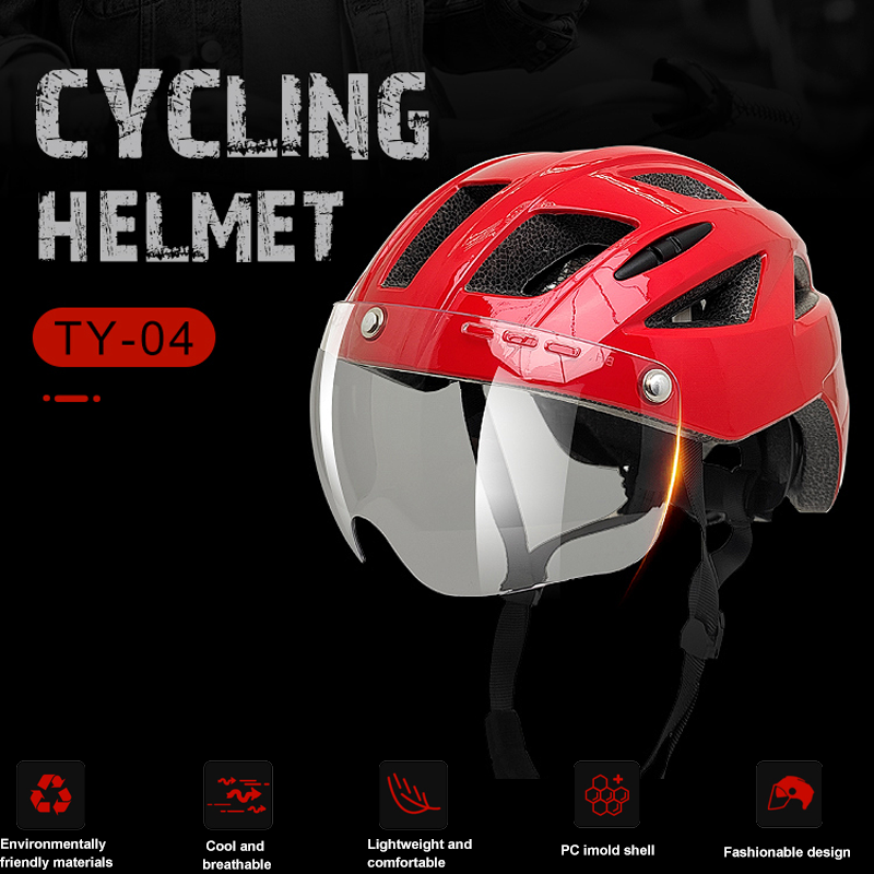 Commute Cycling Helmet - MOON Road Bike Helmet with Detachable