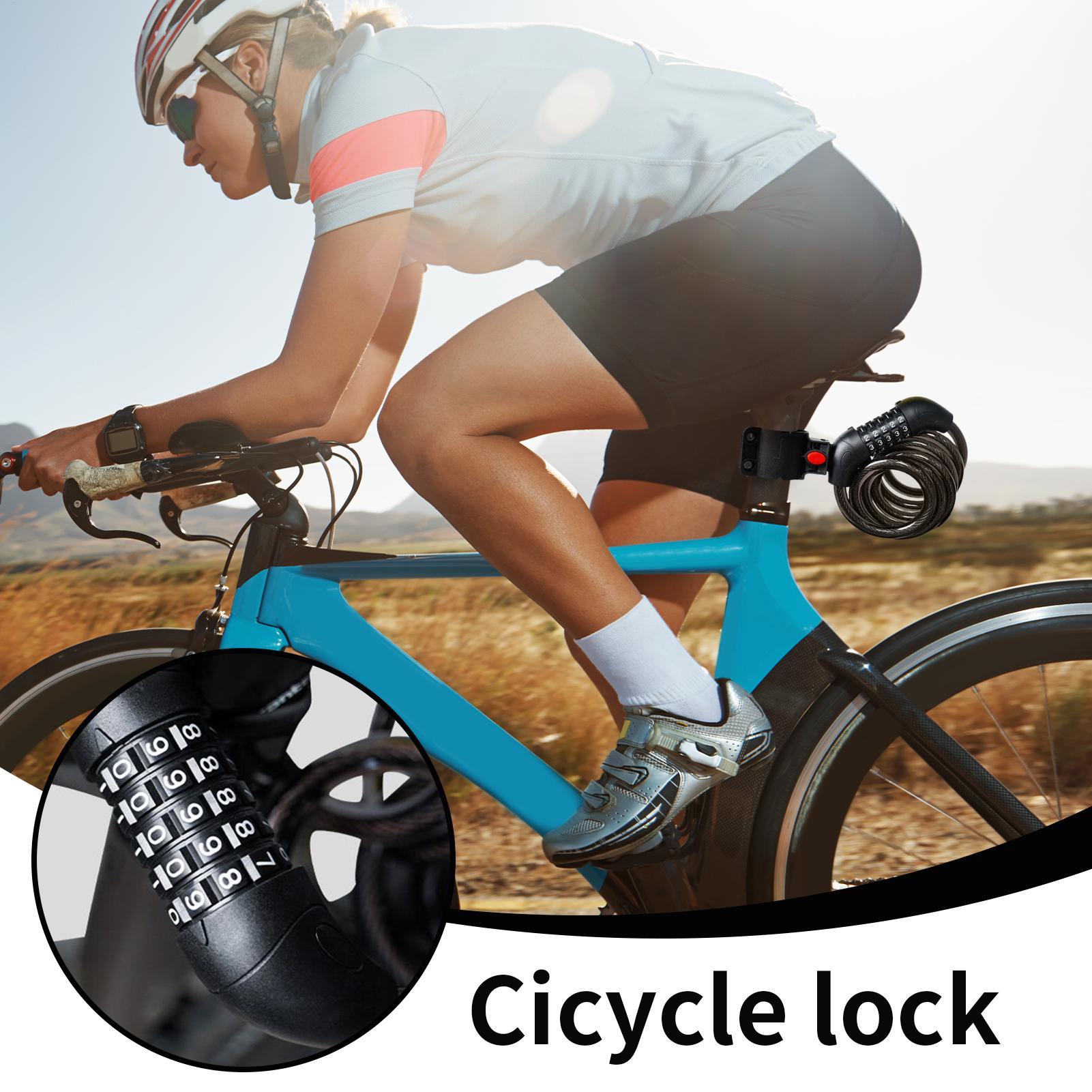 Commuter Bike Lock - Scooter Lock Heavy Duty Combination Anti