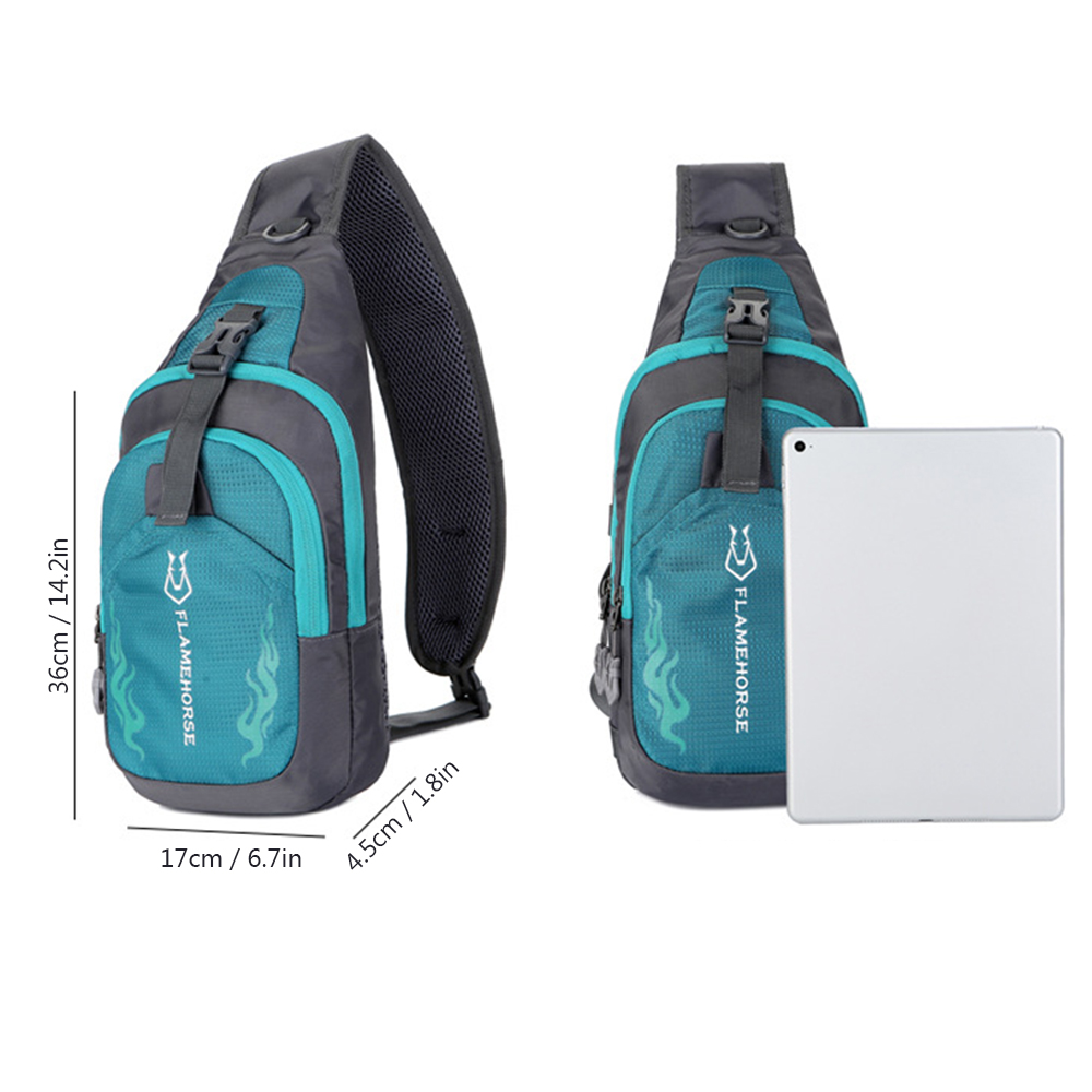 Men Sling Backpack Chest Cross - Cycling Commuter Backpack Waterproof บทวิจารณ์และราคา