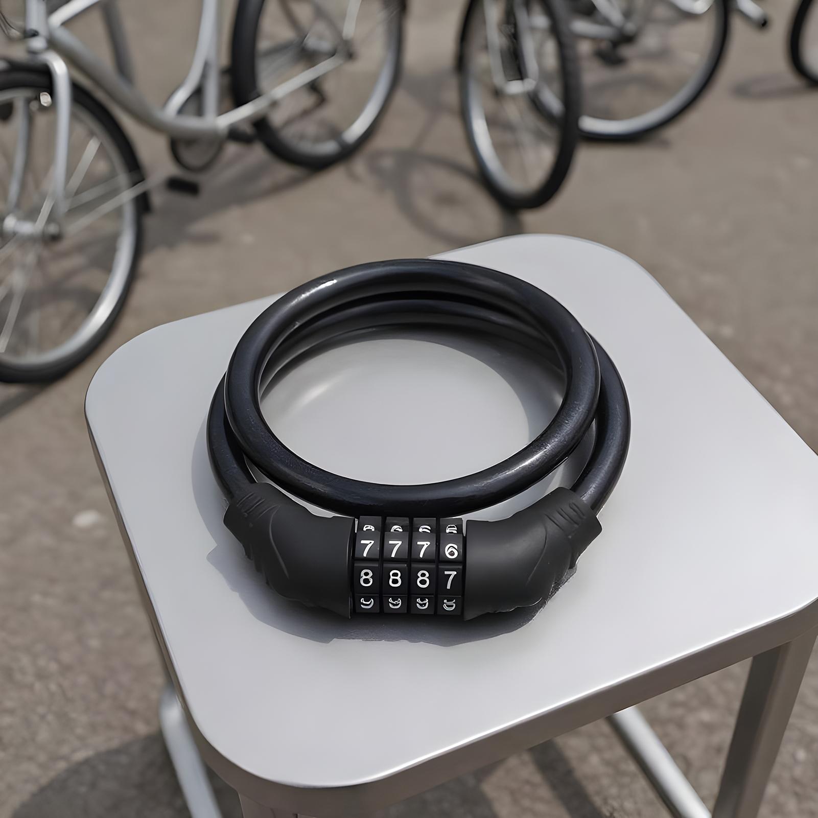 Cable Bike Lock Anti Theft Hea - Commuter Bike Lock บทวิจารณ์และราคา