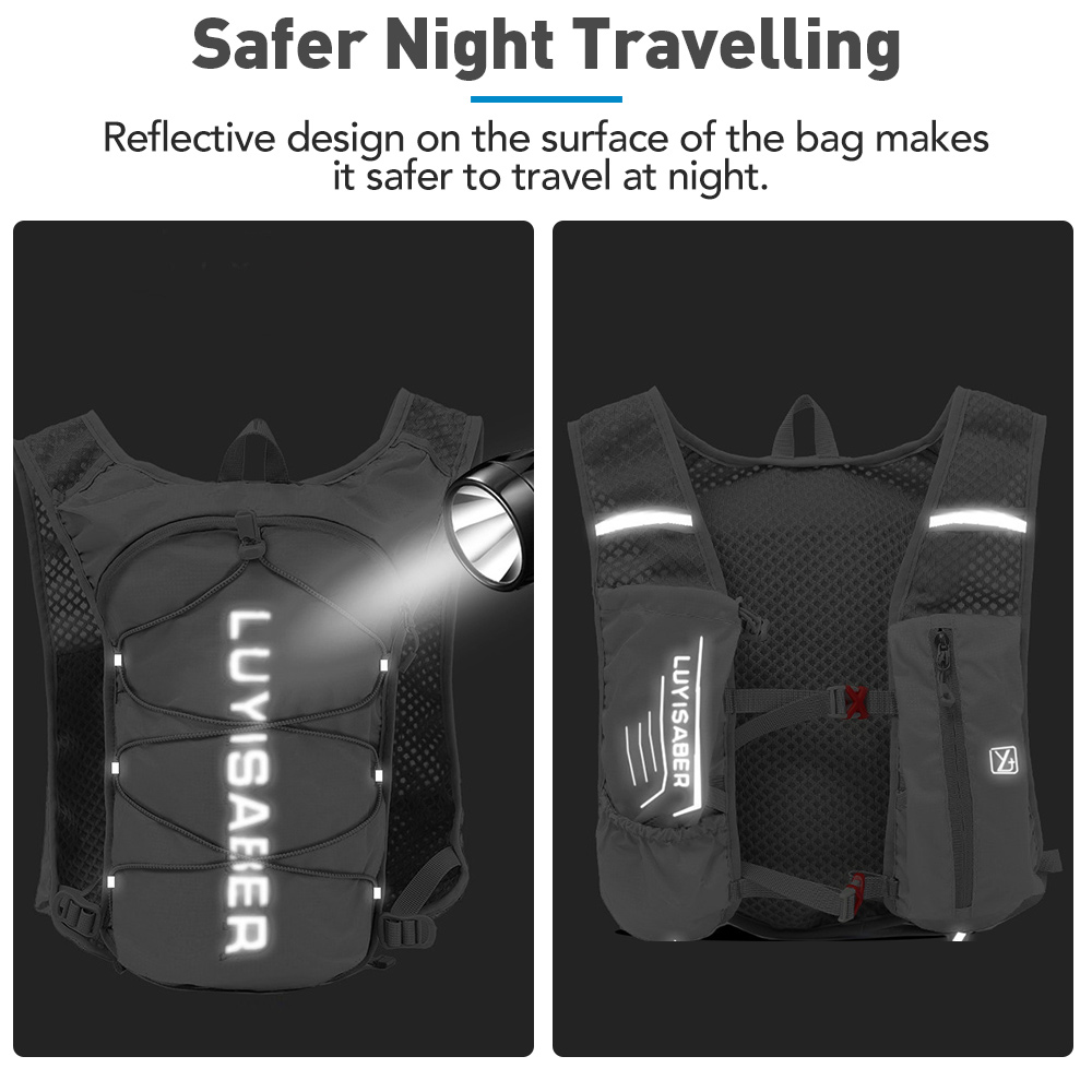 5L Ultra-light Hydration Vest  - Cycling Commuter Backpack Waterproof บทวิจารณ์และราคา