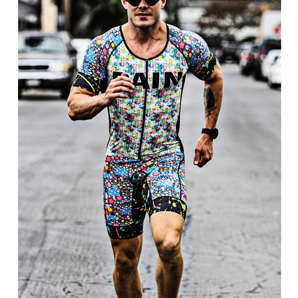 Triathlon Aero Racing Suit Men - Cycling Commuter Trousers บทวิจารณ์และราคา