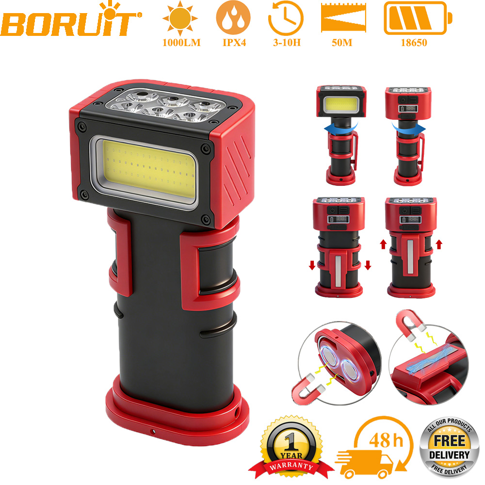 BORUiT COB LED Work Light 1000 - Cycling To Work บทวิจารณ์และราคา