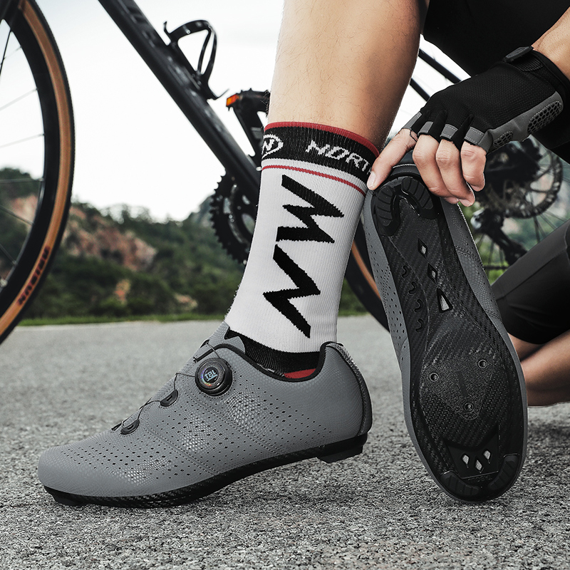 Road Cycling Shoes Men Gray T8 - Cycling Commuter Shoes บทวิจารณ์และราคา