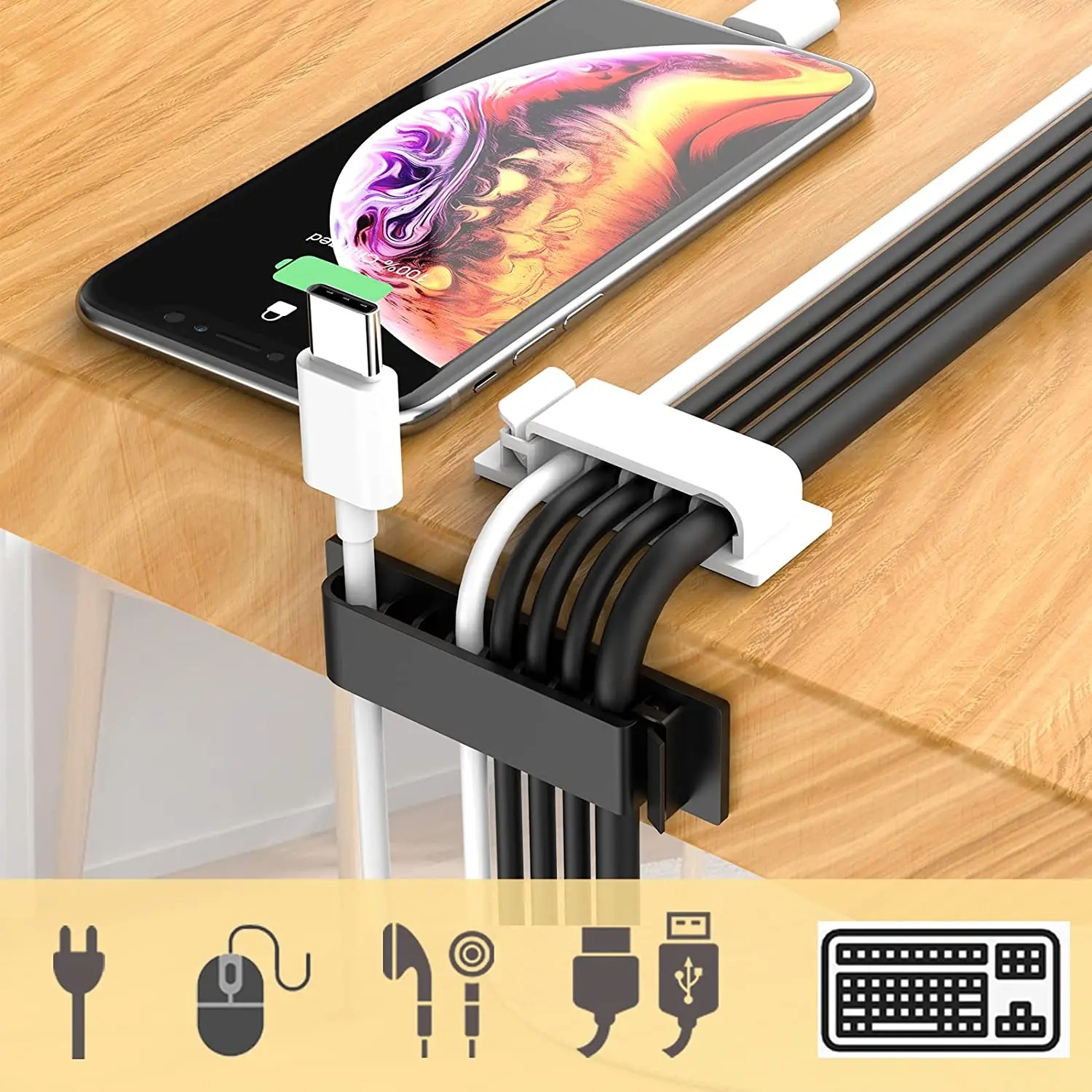 Flexible Silicone Cable Organi - Cable Lock Flexible บทวิจารณ์และราคา