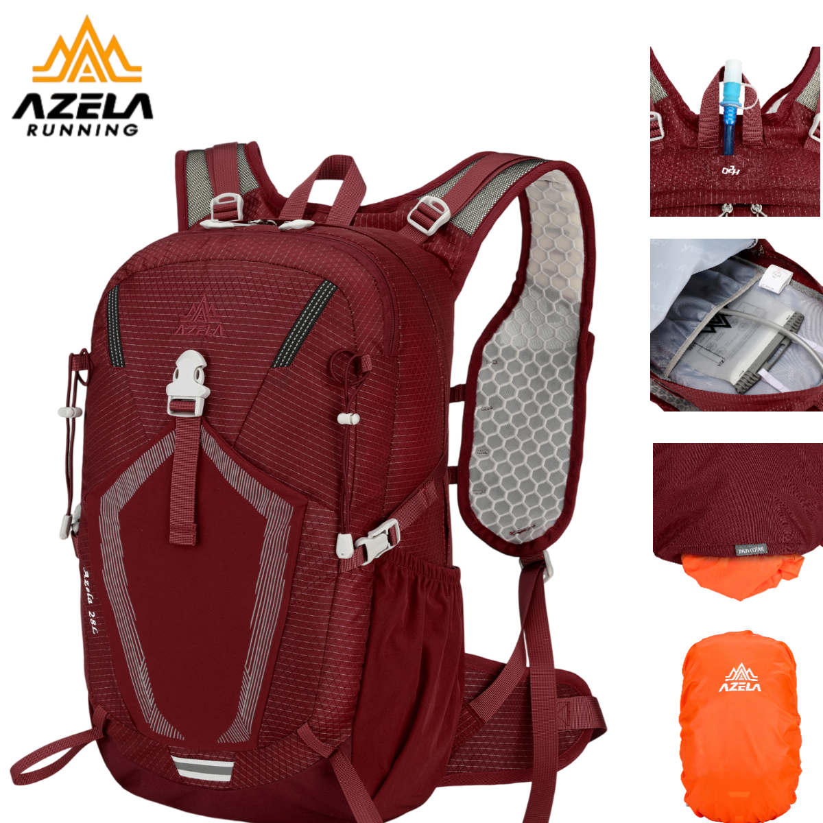28-liter hiking backpack, wate - Cycling Commuter Backpack Waterproof บทวิจารณ์และราคา