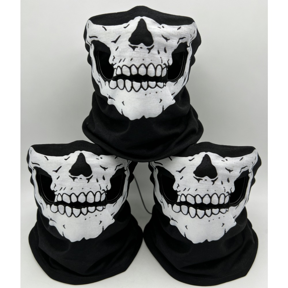 10pcs Skull Seamless Windproof - Cycling Loop บทวิจารณ์และราคา