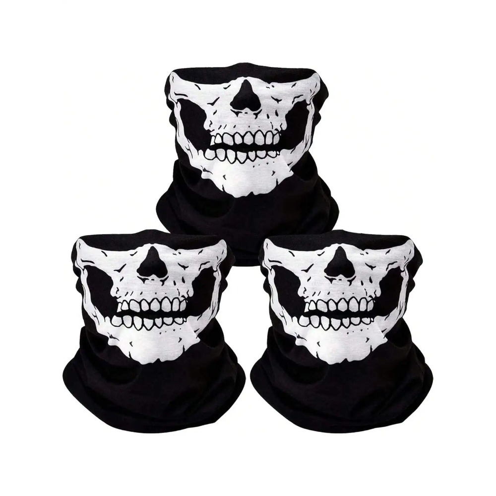10pcs Skull Seamless Windproof - Cycling Loop บทวิจารณ์และราคา