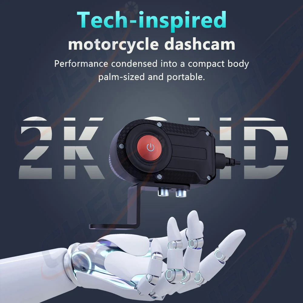 New 2K HD Motorcycle DVR WiFi  - Cycling Loop บทวิจารณ์และราคา