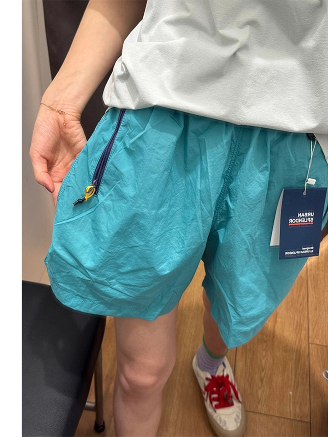 Lake Blue Quick Dry Sports Sho - Cycling Commute Pants บทวิจารณ์และราคา