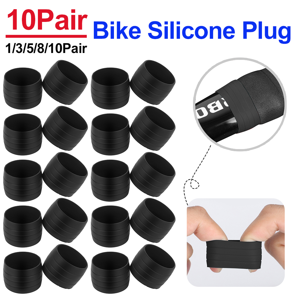 1-10Pair Silicone Anti-skip Bi - Cycling Loop บทวิจารณ์และราคา