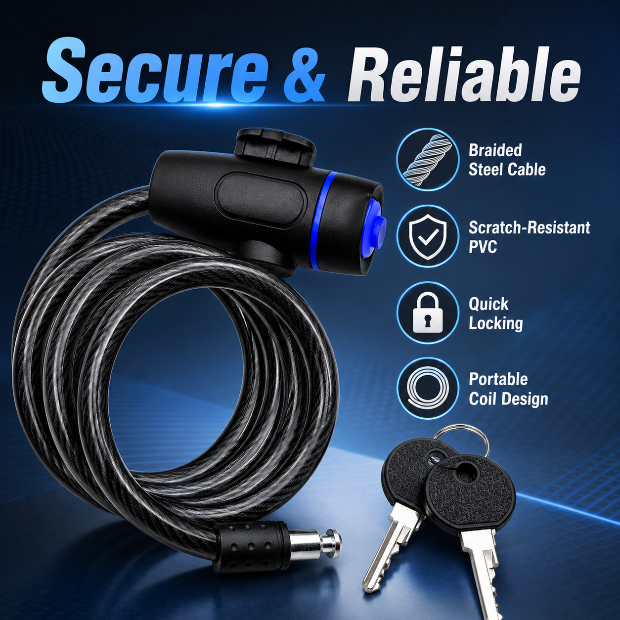 PINMOAP 1PC Universal Bike Loc - Commuter Bike Lock บทวิจารณ์และราคา
