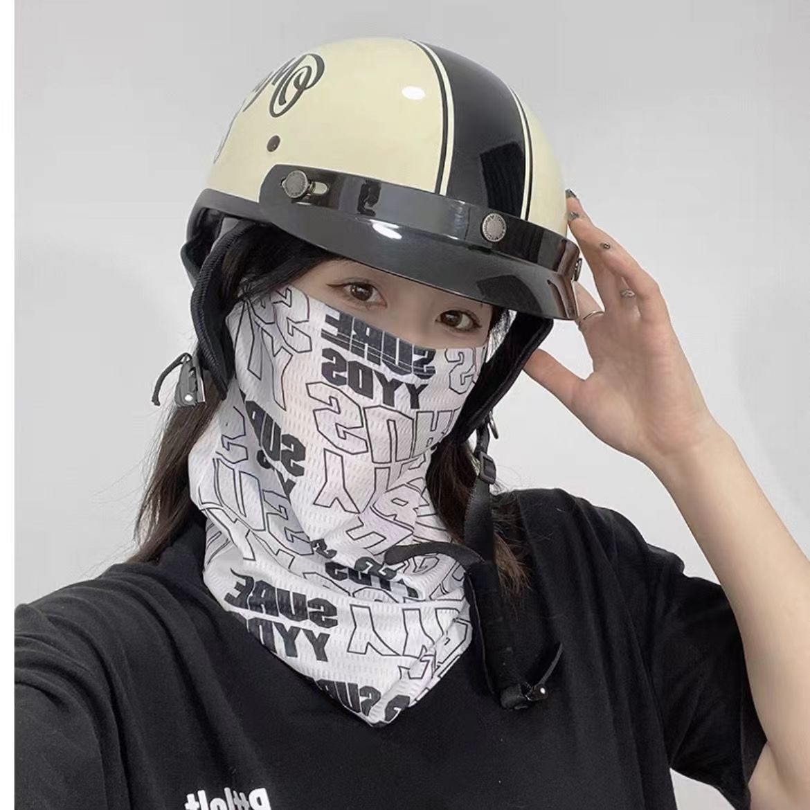 Fashion Sunscreen Mask For Men - Cycling Loop บทวิจารณ์และราคา