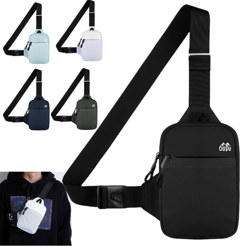 Casual Men Shoulder Chest Bag  - Cycling Commuter Backpack Waterproof บทวิจารณ์และราคา