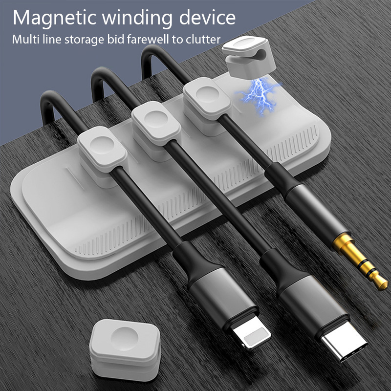 Cable Organizer Magnetic Cable - Cable Lock Flexible บทวิจารณ์และราคา