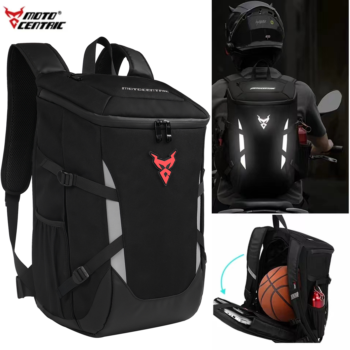 Riding Backpack Motorcycle Hel - Cycling Commuter Backpack Waterproof บทวิจารณ์และราคา
