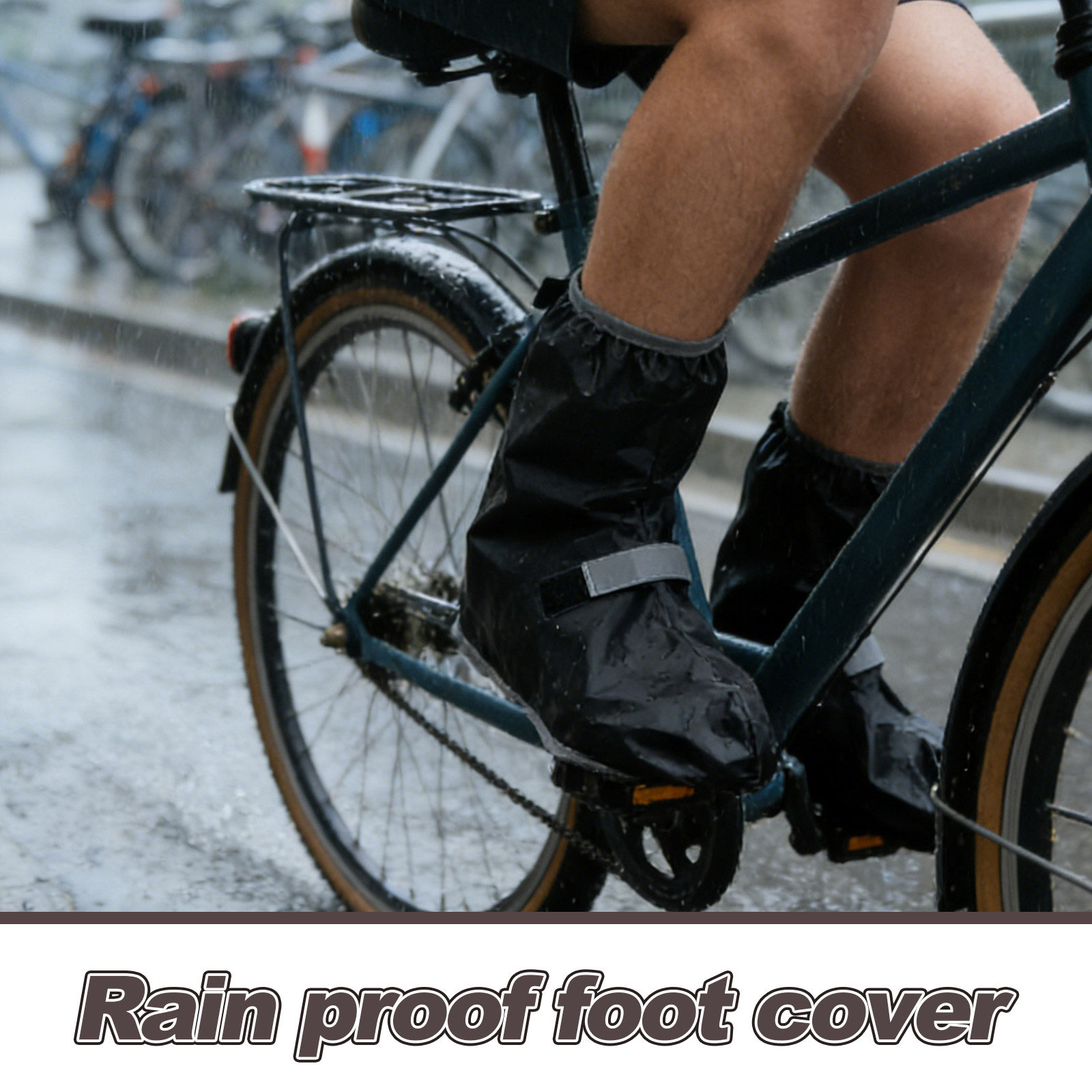 1Pair Waterproof Rain Shoe Cov - Cycling Commute Rain บทวิจารณ์และราคา