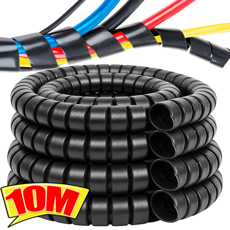 Spiral Cable Wire Wrap Cable W - Cable Lock Flexible บทวิจารณ์และราคา