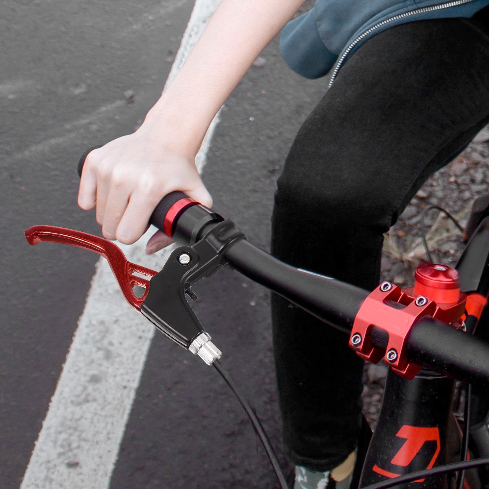 1Pair Sturdy Aluminum Alloy Bi - Commuter Bike Lock บทวิจารณ์และราคา