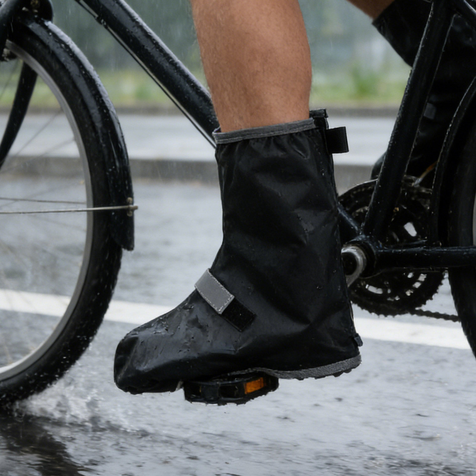 1Pair Waterproof Cycling Shoe  - Cycling Commute Rain บทวิจารณ์และราคา