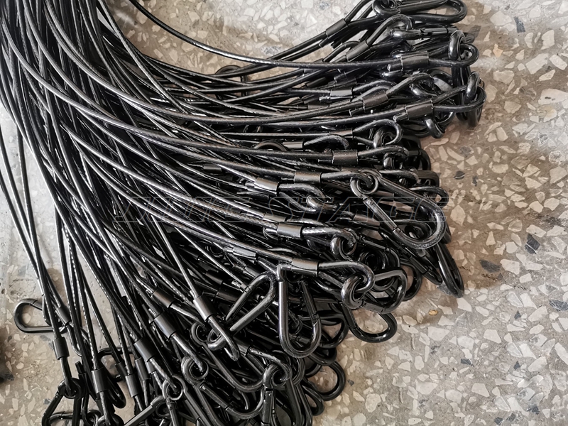 10pcs/lot Black 3mm*70cm Cable - Cable Lock Flexible บทวิจารณ์และราคา