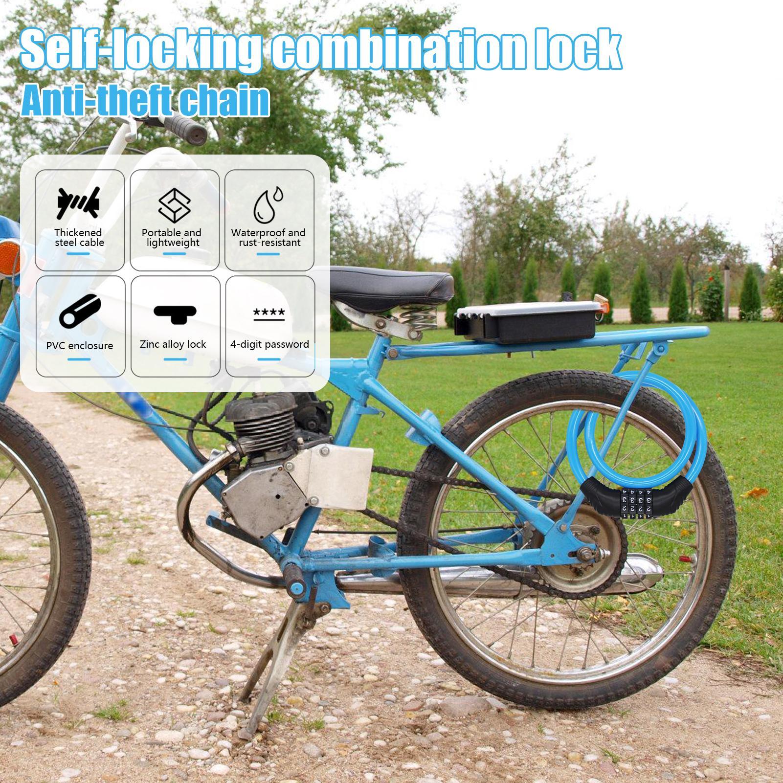 Combination Bike Lock Heavy Du - Commuter Bike Lock บทวิจารณ์และราคา