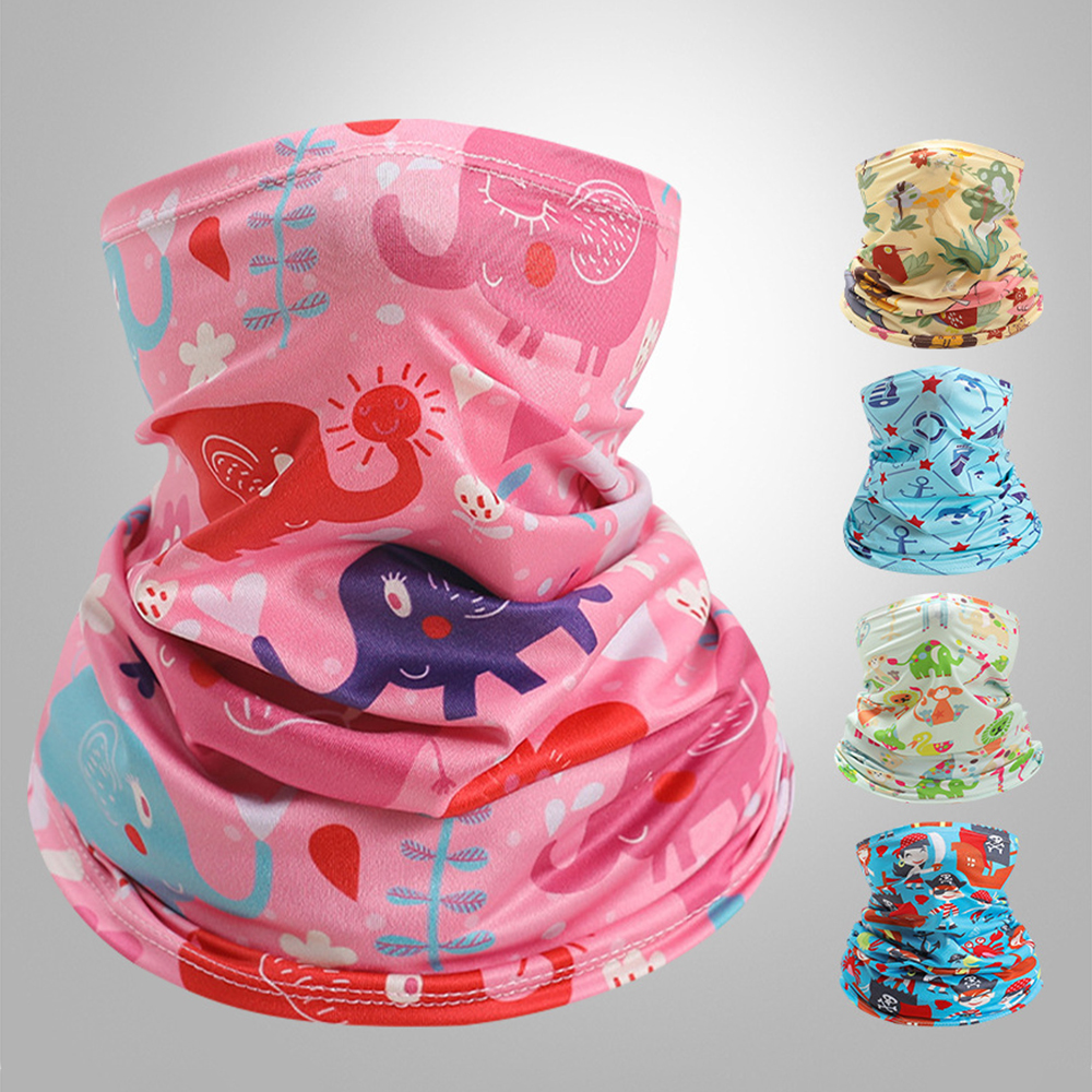 Kids Neck Cover Cute Ice Silk  - Cycling Loop บทวิจารณ์และราคา