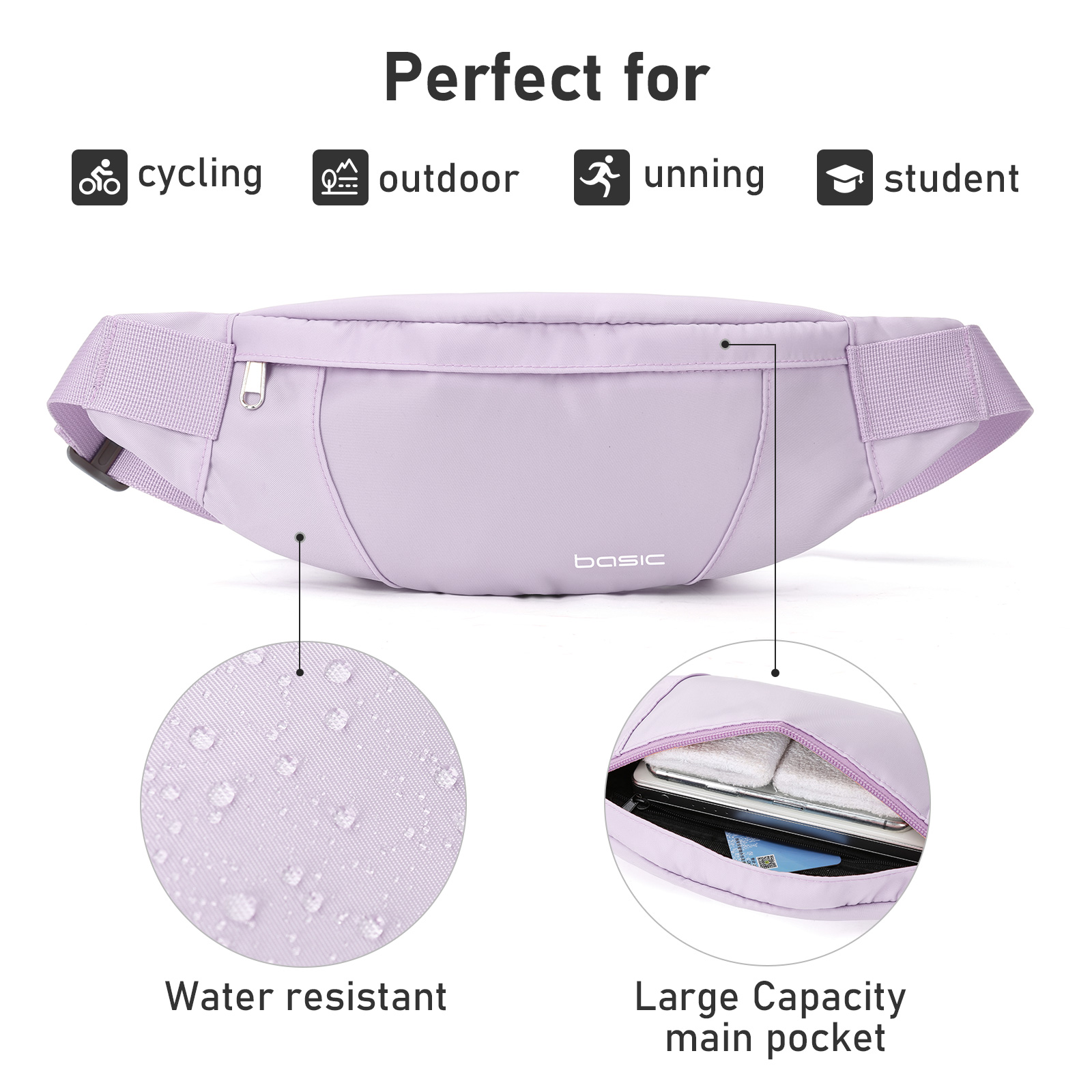 Fashion Running Waist Bag Wate - Cycling Commuter Backpack Waterproof บทวิจารณ์และราคา