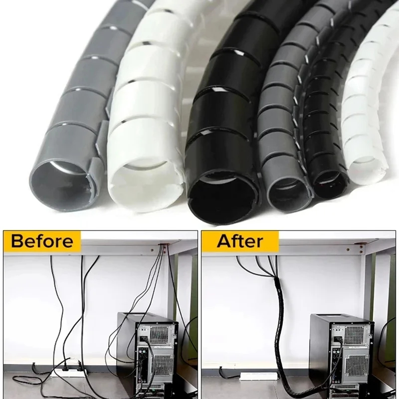 1/3pcs 2M Flexible Spiral Cabl - Cable Lock Flexible บทวิจารณ์และราคา