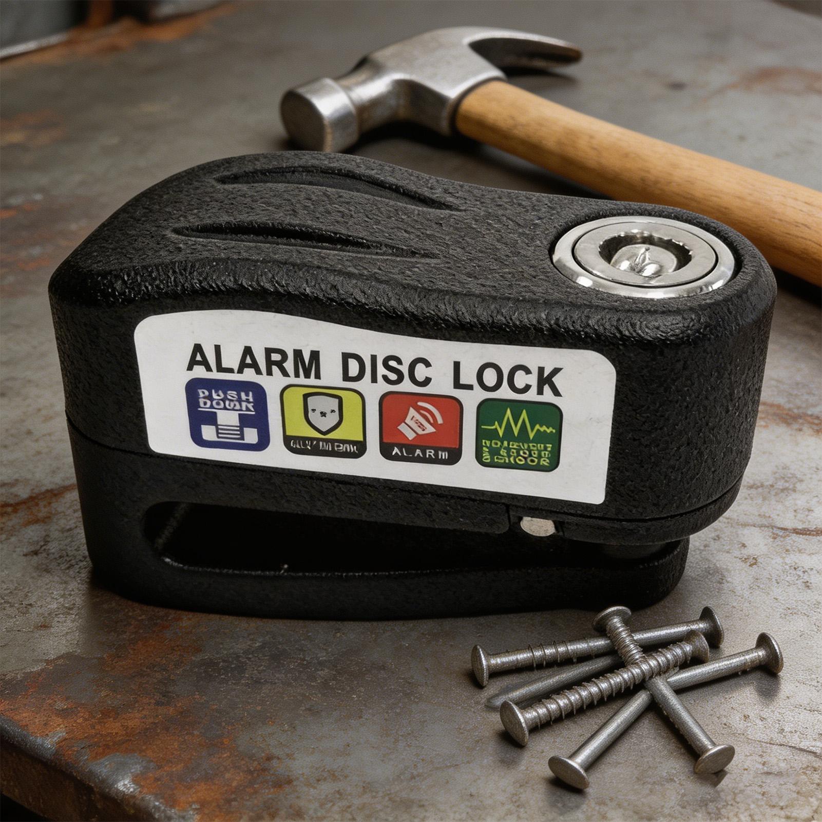 110db Alarm Disc Lock Waterpro - Commuter Bike Lock บทวิจารณ์และราคา